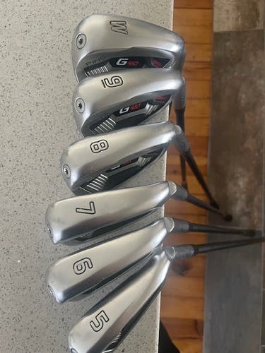 Men's 2019 Ping G410 Right Handed Iron Set Regular Flex Graphite Shaft (Used)