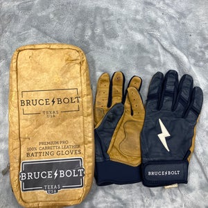 Adult Medium Bruce Bolt Batting Gloves (Used)