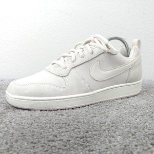 Nike Court Borough Low Premium Womens Size 8.5 Shoes Sail Light Orewood Brown