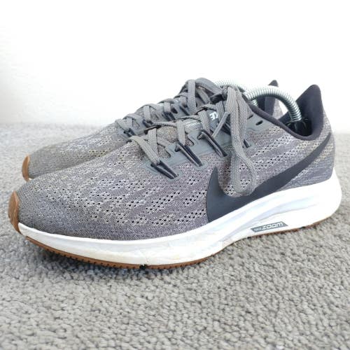 Nike Air Zoom Pegasus 36 Womens Size 6.5 Running Shoes Gray AQ2210-001 Low Top
