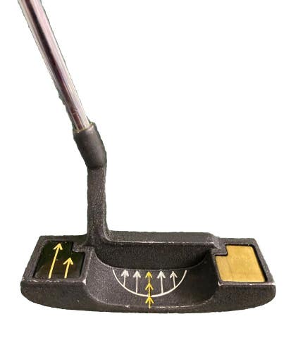 Stan Thompson Arrowline Model 1 Putter Large Head RH 35" Steel Nice Vintage Club