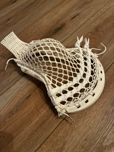 GCA Lacrosse Head Strung White