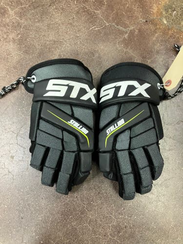Black STX Stallion 200 Lacrosse Gloves Small (Used)