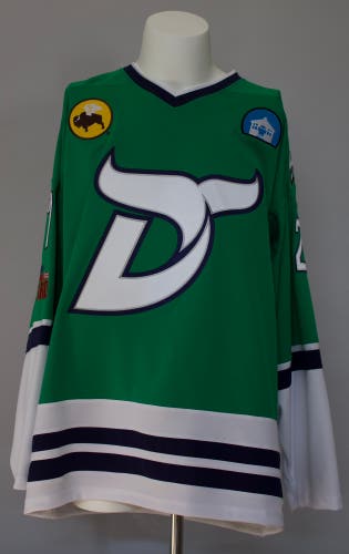 Danbury Hat Tricks, 54, Ilya Solarev, JOG, Retro Danbury Whalers jersey 2010-2015 team issued new