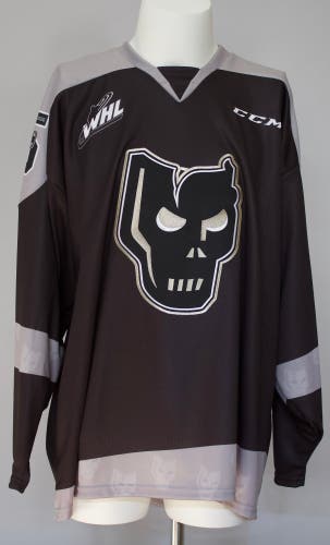 Calgary Hitmen, XL, blank, Catstitch, authentic 25 year anniversary replica