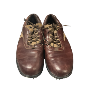 Used Foot Joy Mens Golf Shoes Brown Senior 11 11834-S000045255