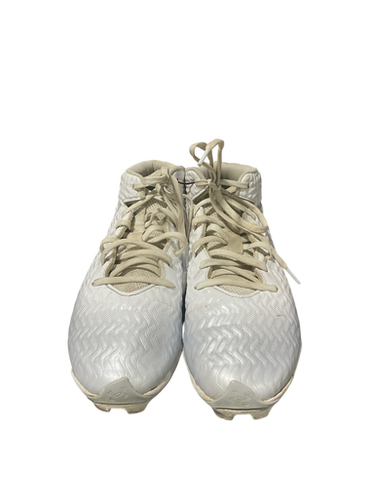 Used Under Armour Adult FB Cleats White Senior 8.5 11834-S000045257