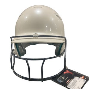 Used Schutt HELMET Batting Helmet Mask White One Size 11834-S000045226