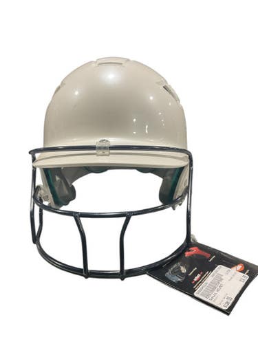 Used Schutt HELMET Batting Helmet Mask White One Size 11834-S000045226