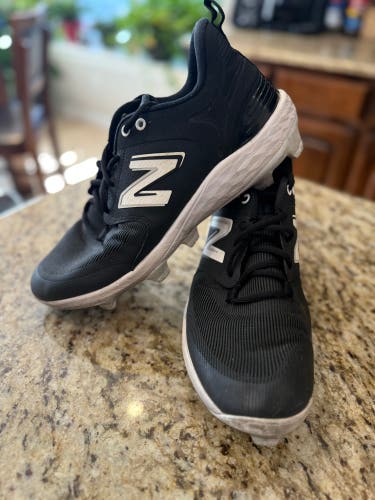 Black Men's Size 13.0 (W 14.0) Adult New Balance 3000v6 Low Top Molded Cleats (Used)