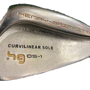 Henry-Griffitts OS-1 Curvilinear Sole 6 Iron RH Stripe-It Regular Graphite 38"