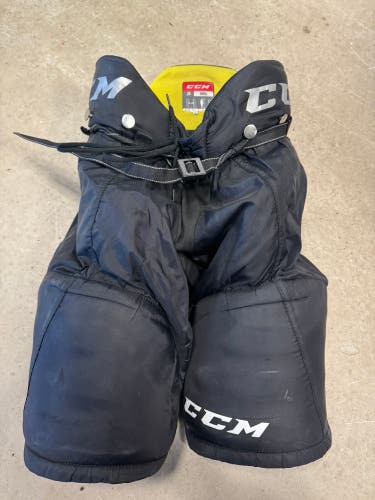 Black Senior Small CCM Tacks 9550 Hockey Pants (Used)