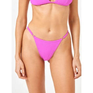 L*Space Remi Bikini Bottom Women's Medium Bright Fuchsia Swimwear Beachy GBO2512