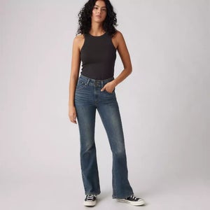 Levi's Retro 726 A93150006 Jeans Women's 31/30 Blue Denim Flared Leg GBO1958