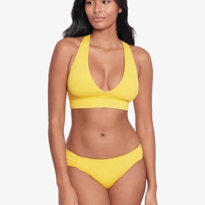 Lauren Ralph Lauren Beach Club Solids Bikini Top Women's Yellow Swimwear GBO2503