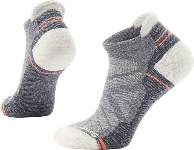 Smartwool Low Crew Socks Women's Medium Gray Stretch Light Cushion Ankle GBO2506