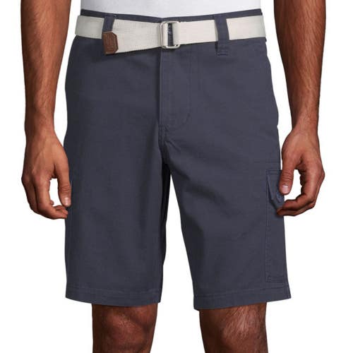 U.S. Polo Assn. Cargo Shorts Mens 36 Blue 100% Cotton 10.5" Classic Fit GBO2054