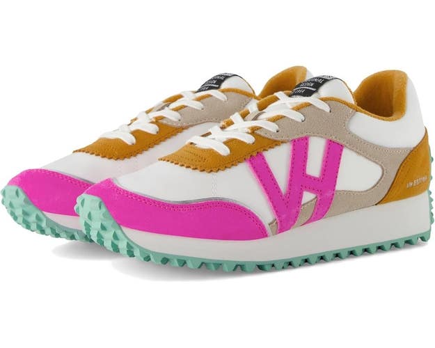 Vintage Havana Cosmic Sneakers Women's 8 Mustard Pink Lifestyle Shoes RHS7143