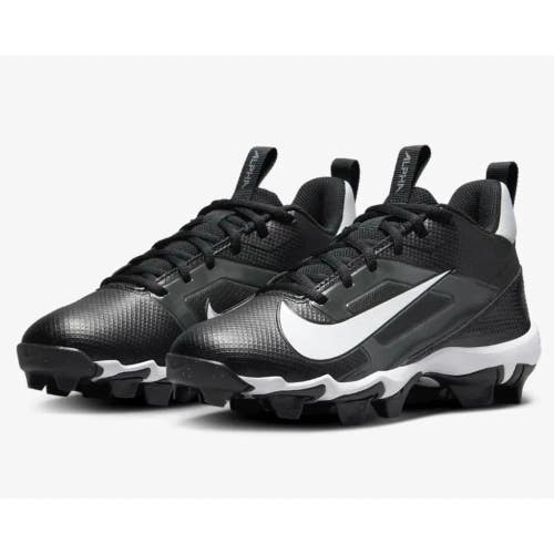 Nike Alpha Menace 4 Shark FQ4016-001 Boys US 5.5 Black Football Cleats RHS7067