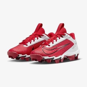 Nike Vapor Edge Shark 2 DH5089-600 Kids US 10 Red White Football Cleats RHS7198