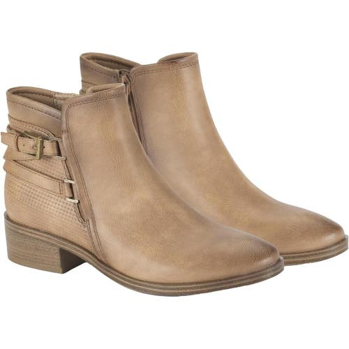 Baretraps Mackenzie Boots Women's US 8.5 Caramel Almond Toe Ankle Bootie RHS7083