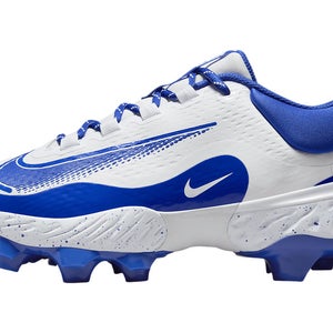 Nike Alpha Huarache Elite 4 Low MCS Men's White Molded Baseball Cleats TF9551