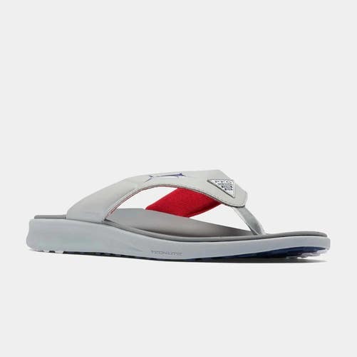 Columbia Fish Flip PFG II BM0291-088 Sandals Men's US 12 Gray Slip-On TF9673