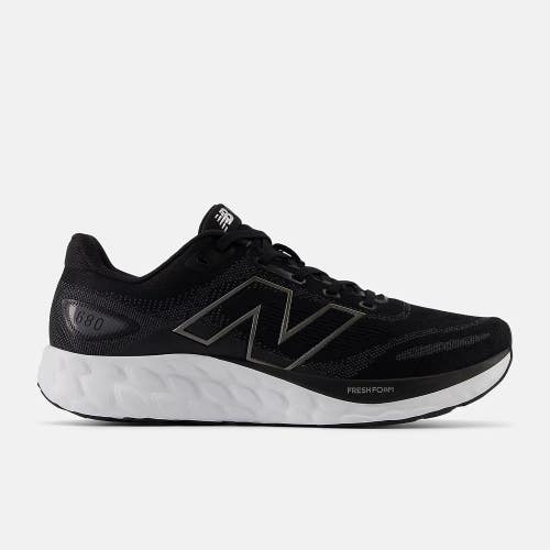 New Balance Fresh Foam 680v8 M680LK8 Women's Black Lace-Up Running Shoes TF9494