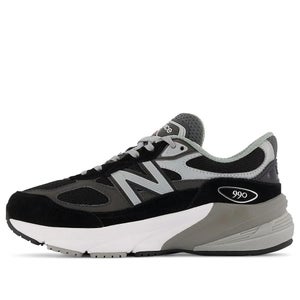 New Balance FuelCell 990v6 GC990BK6 Kids Black Silver Lifestyle Shoes TF9526
