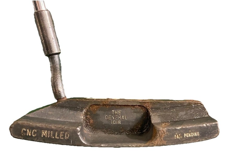 Ajax Tool The General 1018 CNC Milled Blade Putter Fluted Steel 33.5 RH New Grip