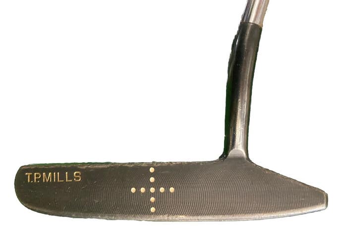 Spalding T.P. Mills Classic Milled Registered 3273 Putter RH Steel 34" W/Label