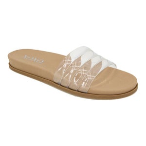 Xoxo Jolee XO221275 Sandals Women's US 9.5 Clear Puffy Footbed Slide ZAP1056