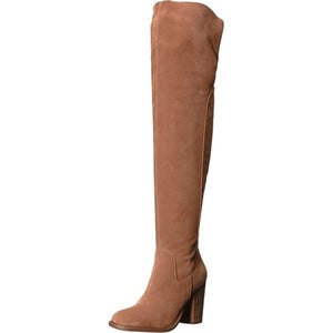Kelsi Dagger Brooklyn Logan Boots Women's US 7.5 Chestnut Over The Knee ZAP1066