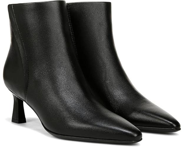 Naturalizer Deesha Bootie Women's 11 Black Leather Side Zip Ankle Boots ZAP2306