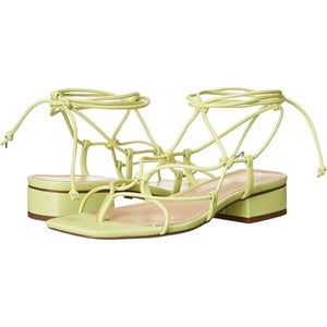 Sam Edelman Daffy Sandals Women's US 6 Kiwi Leather Square Toe Strappy ZAP1059
