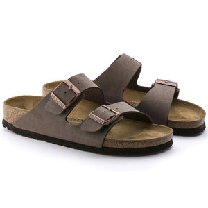 Birkenstock Arizona 0151181 Sandals Unisex EU 42 Mocha Nubuck Slip On ZAP1173