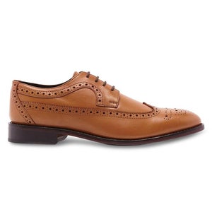 Anthony Veer Regan Oxford Men's US 11 Brown Leather Wingtip Dress Shoes ZAP1067