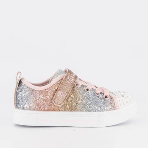 Skechers Twinkle Sparks - Sequin Flash 314776L-LPMT Kids US 12 Pink Shoe ZAP1135