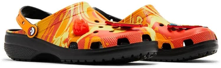 Crocs Pokmon Charizard Classic 210242-001 Clog Men 8 Orange Casual Shoes JAX846