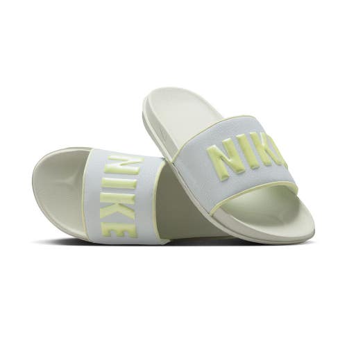 Nike Offcourt BQ4632-013 Sandals Womens Barely Volt Slip On Comfort Slide JAX927