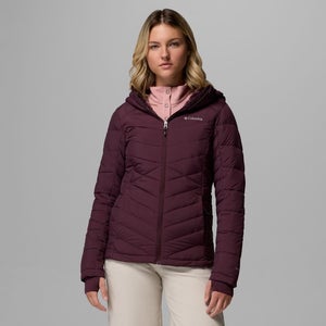 Columbia Joy Peak II Jacket Women's Medium Moonvista Insulated Hooded JAX895