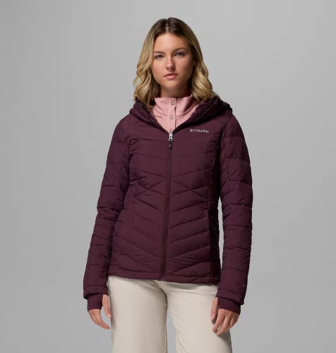 Columbia Joy Peak II Jacket Women's Medium Moonvista Insulated Hooded JAX895