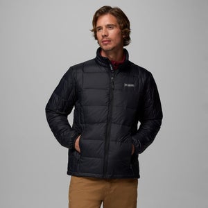 Columbia Voodoo Falls 590 Turbodown II Jacket Men's 2XL Black Full Zip JAX894