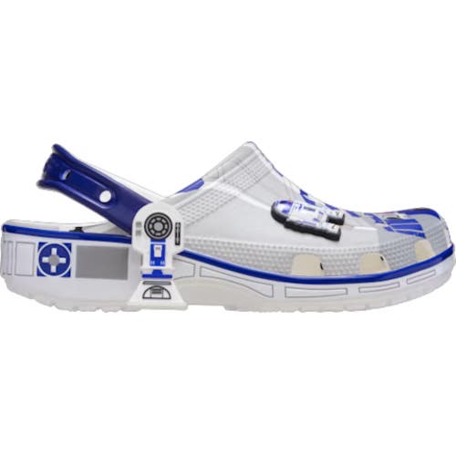 Crocs Star Wars R2-D2 Classic 211490-90H Clogs Men's White Slip On Shoes JAX918
