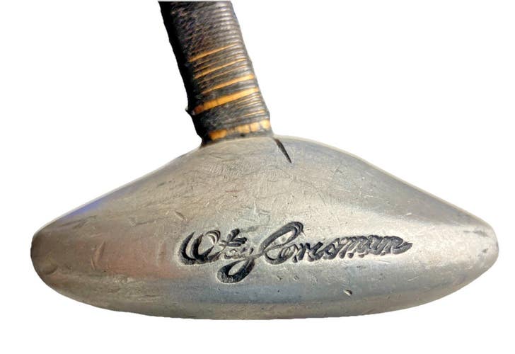 Otey Crisman Cro K H Center Shaft Mallet Putter RH Hickory Shaft 35.5 Super Rare