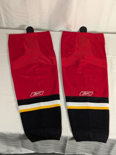 Calgary Flames Reebok Hockey Socks - Senior