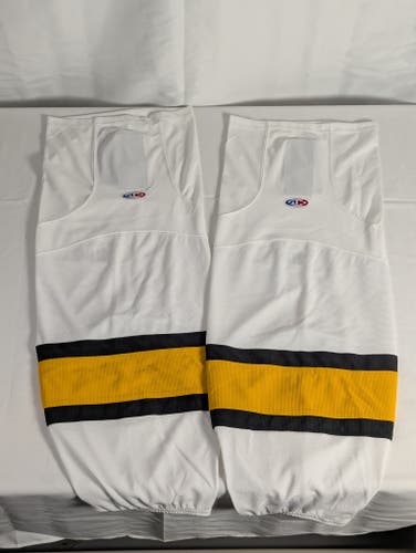 Athletic Knit Hockey Socks - Boston White Base - Adult XL - NWOT