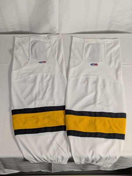 Athletic Knit Hockey Socks - Boston White Base - Adult XL - NWOT
