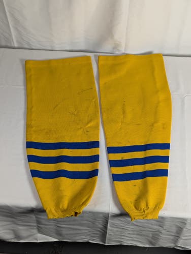 Team Sweden Pro Stock Knit Hockey Socks - Senior