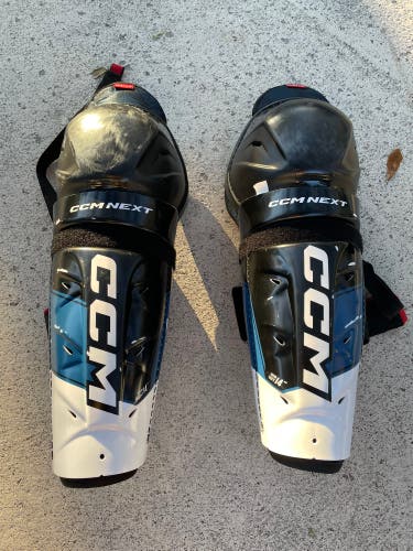 Senior CCM Next 14" Shin Pads (Used)